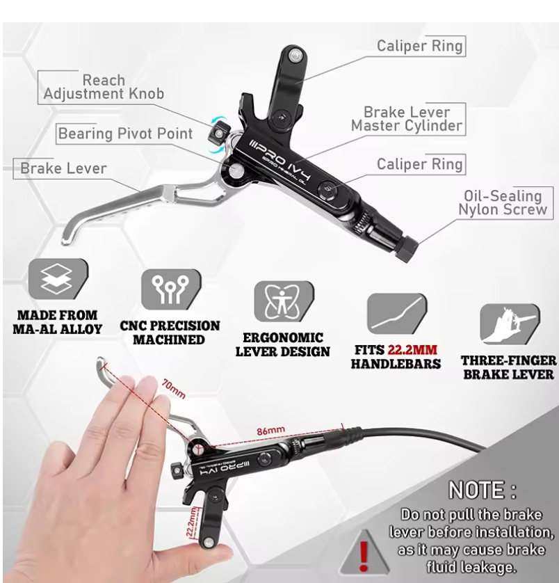 IIIPRO IV4 4 piston breaks 1000watts - 10000watts