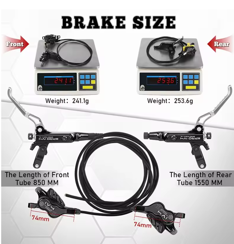 IIIPRO IV4 4 piston breaks 1000watts - 10000watts