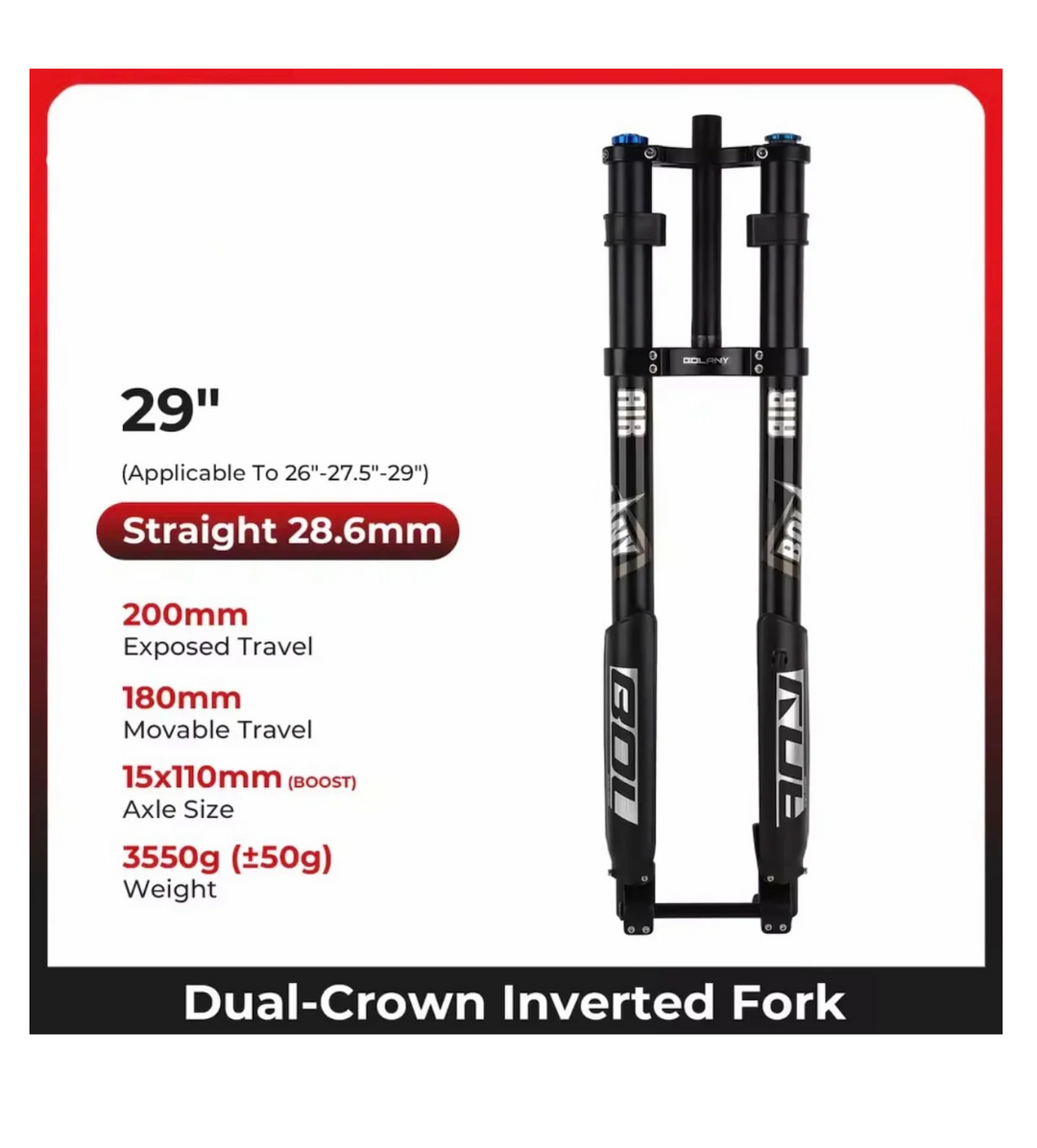 Dual Crown Forks