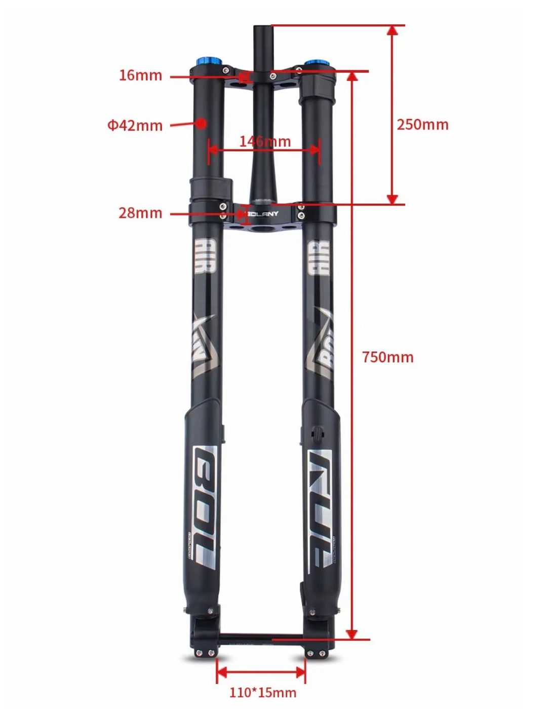 Dual Crown Forks